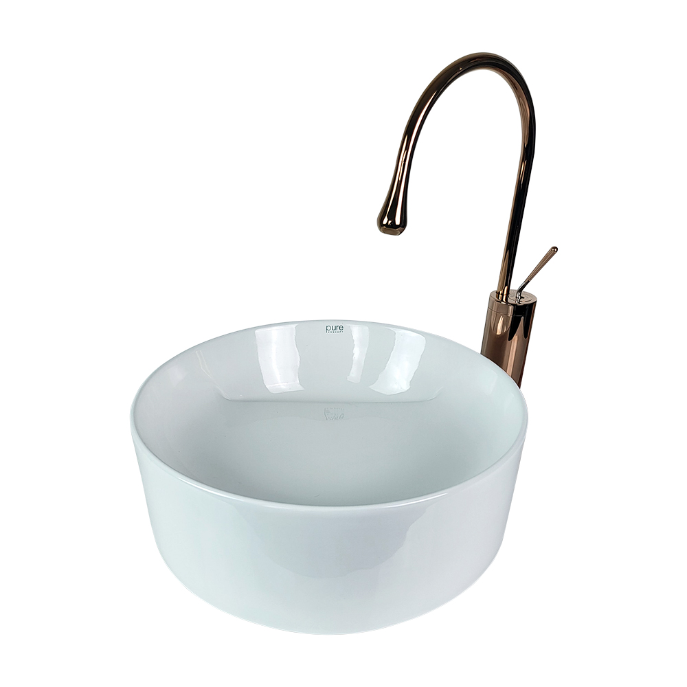 Pure ConceptRen 60 cm Beyaz Tezgah Üstü Çanak Lavabo