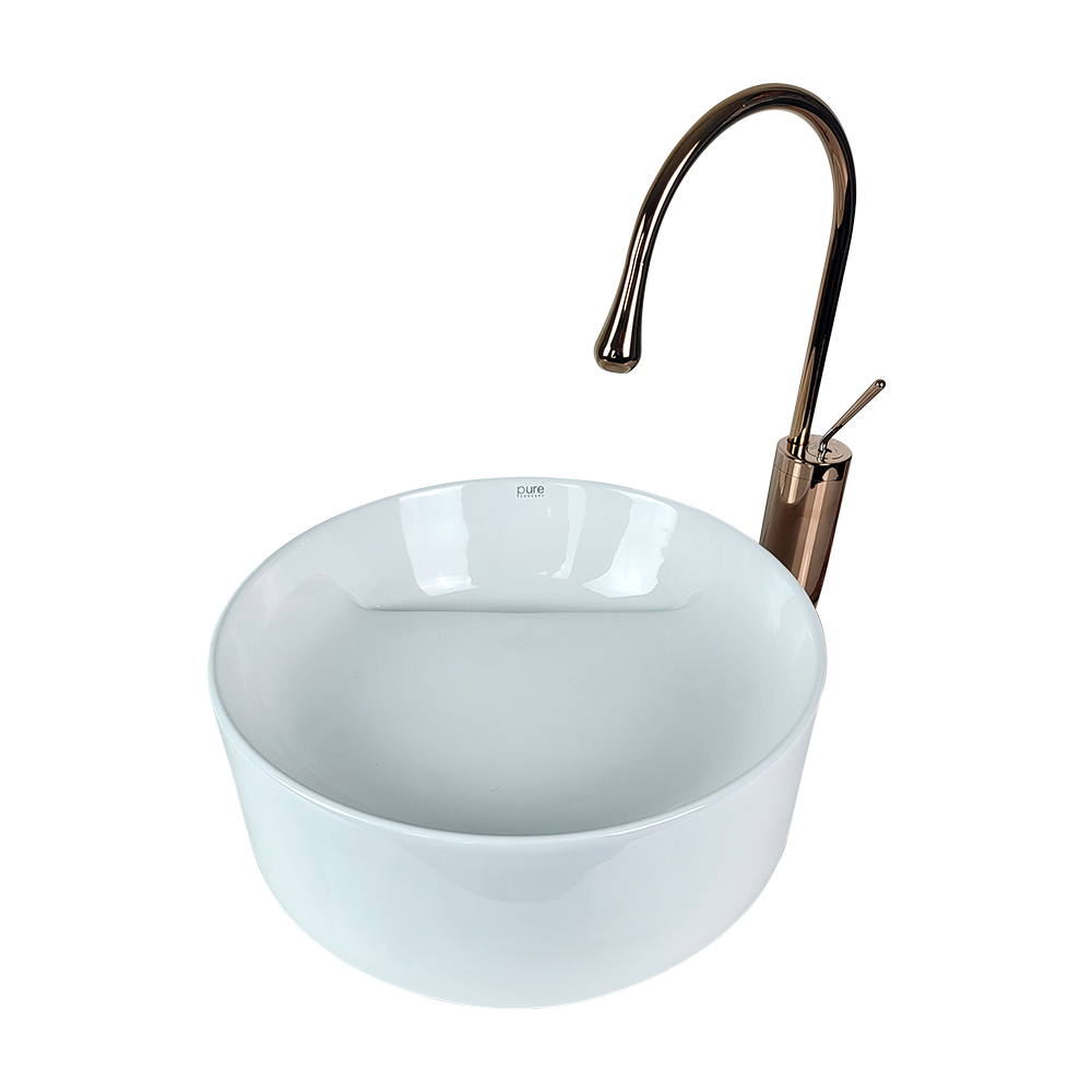Pure Concept Ren 42 cm Beyaz Tezgah Üstü Çanak Lavabo