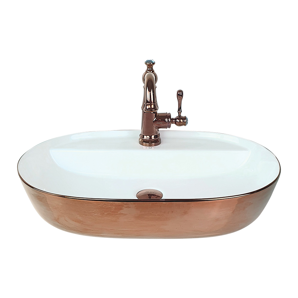 Pure ConceptRose Gold/white Çanak Lavabo