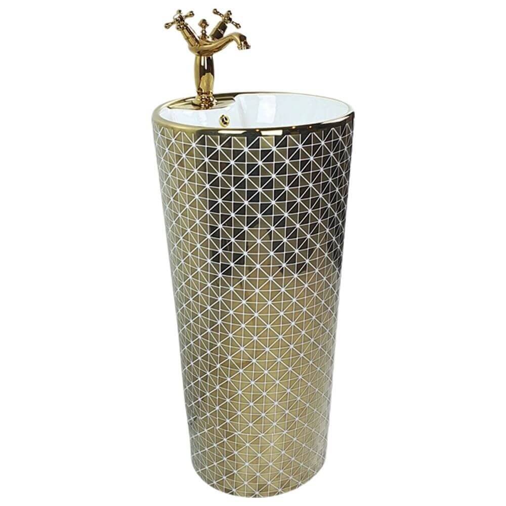 Pure ConceptStarx Altın Monoblok Lavabo