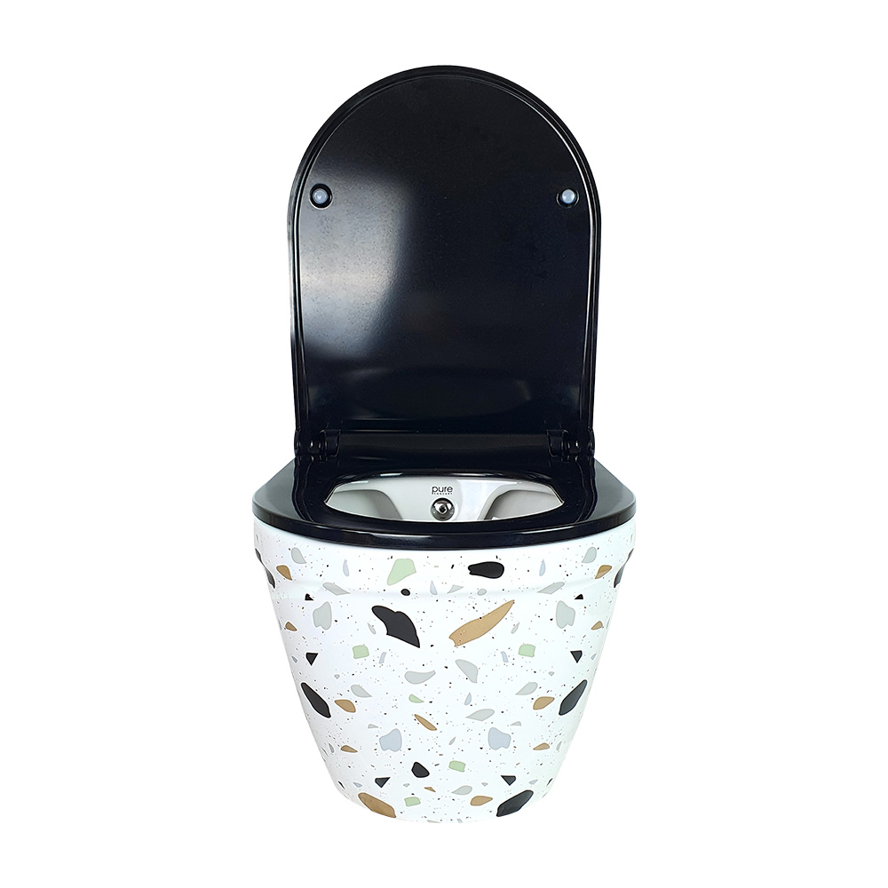 Pure Concept Terrazzo Kanalsız Asma Klozet
