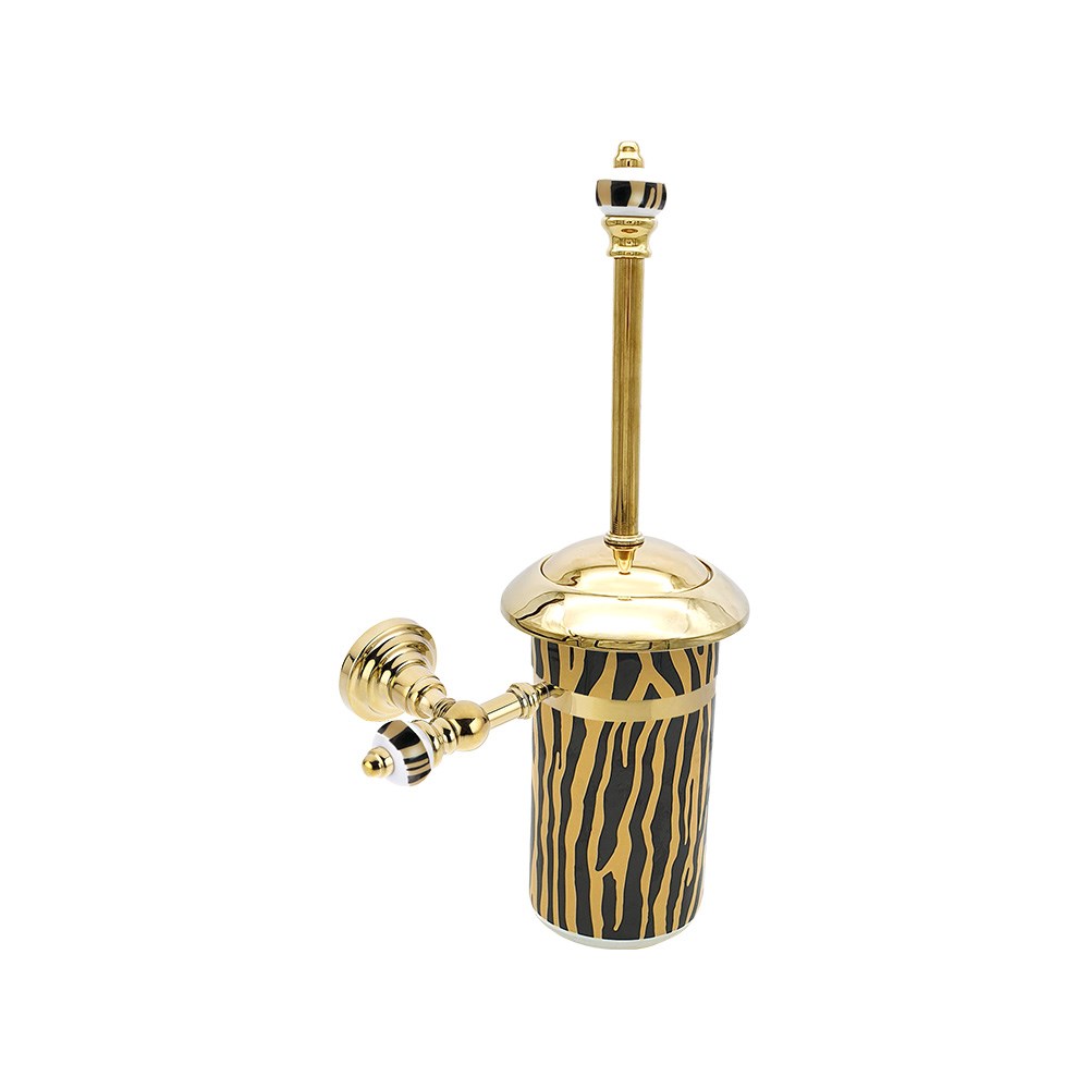 Pure ConceptTiger Gold Zebra Montajlı Klozet Fırçalık