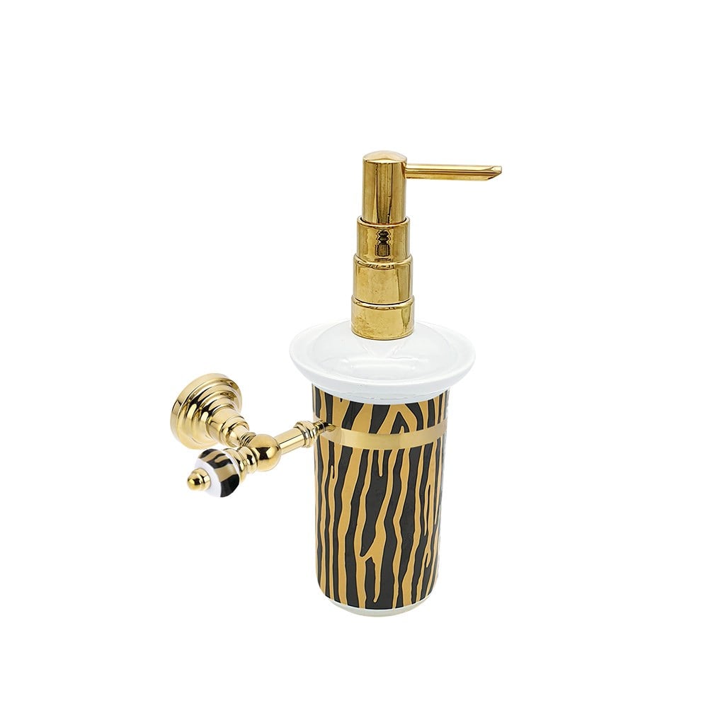 Pure ConceptTiger Gold Zebra Montajlı Sıvı Sabunluk