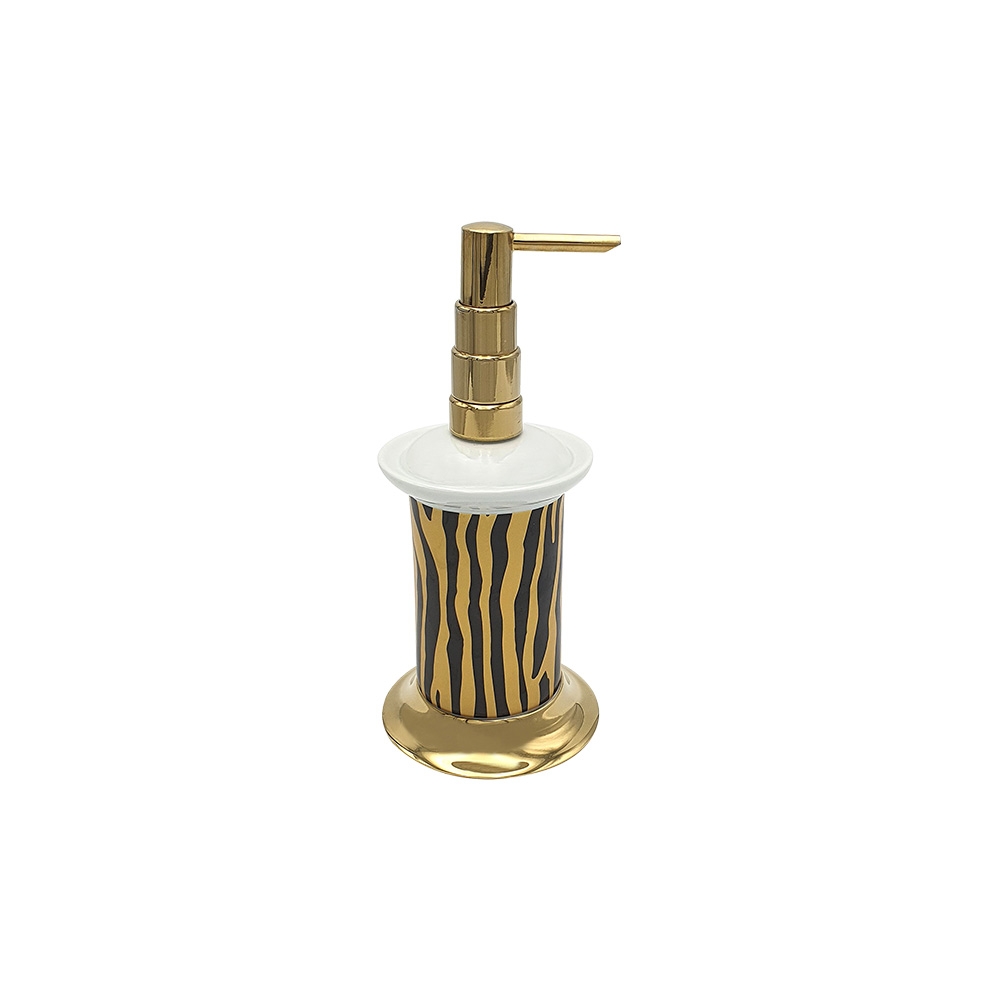 Pure ConceptTiger Gold Zebra Set Üstü Sıvı Sabunluk