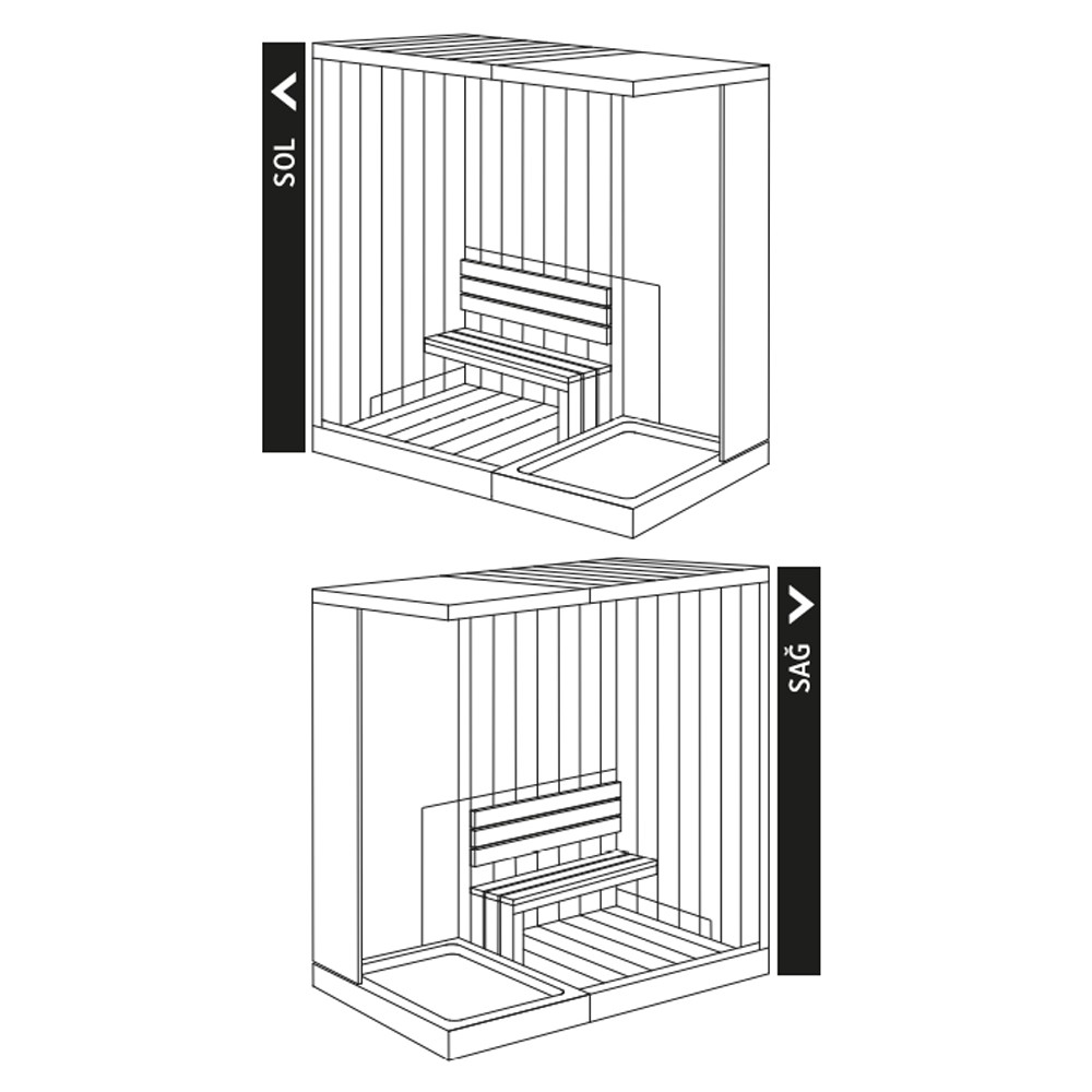 100x230 İngo Sauna ve Kompakt Kabin