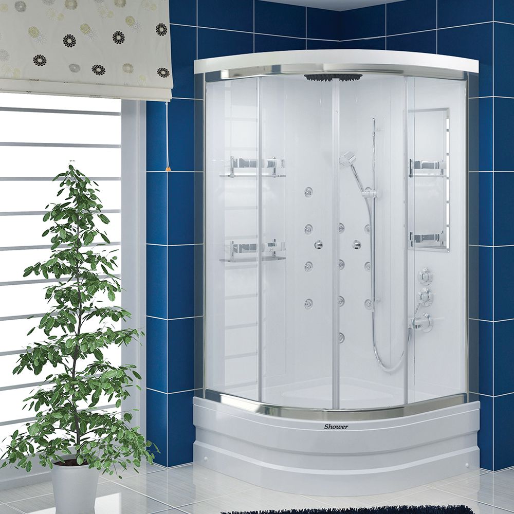 110x110 Mini Elegant Mini Küvet Üstü Kompakt Duş Sistemi