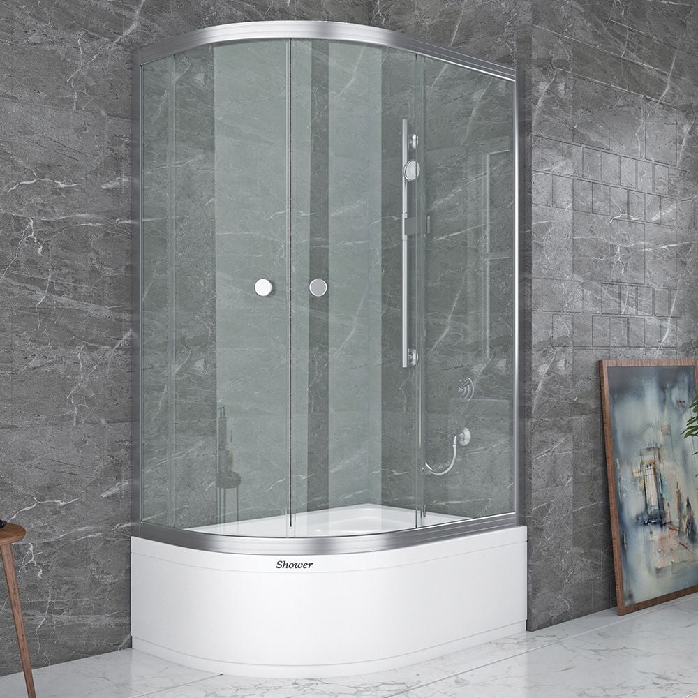 Neptün 90x90 Asimetrik Duşakabin