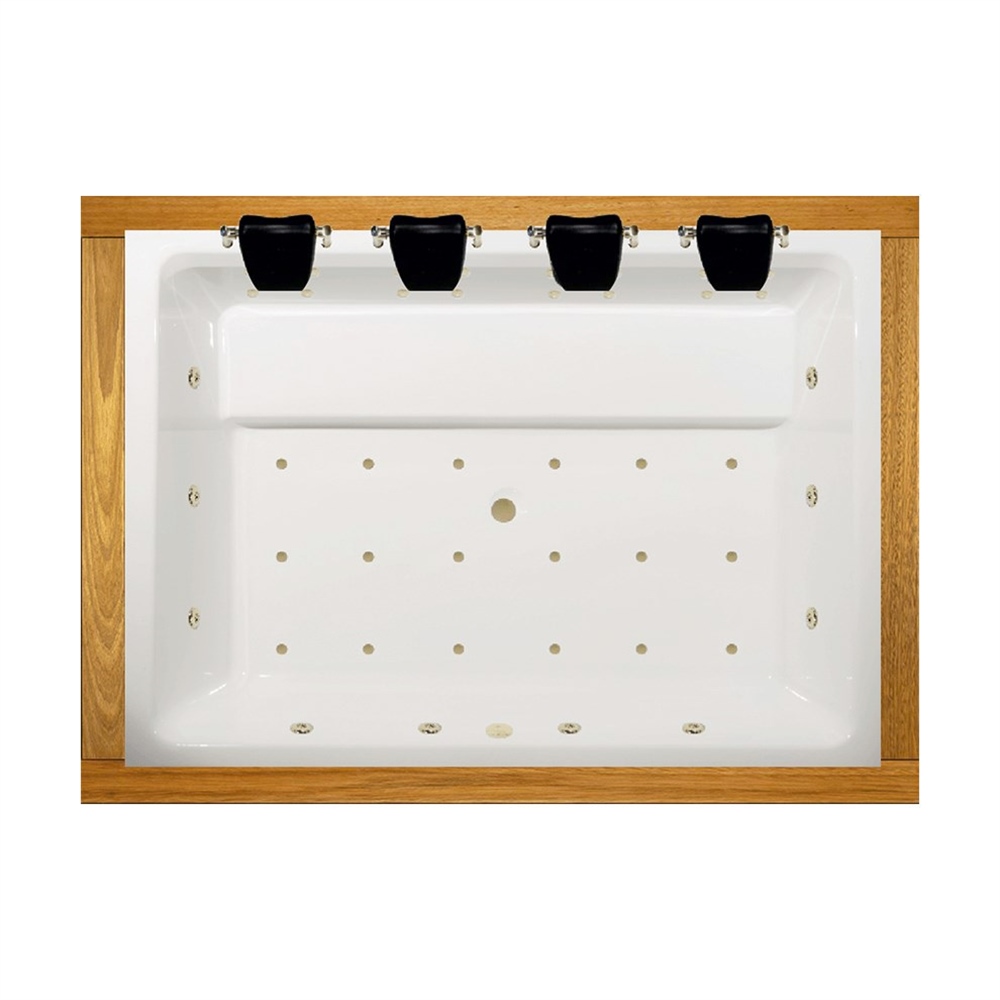Shower Optimum 220x180 cm 4 Cephe Panelli Spa Düz Oturmalı Küvet