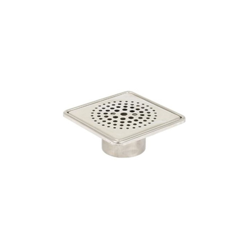 SukarLine 9 10x10 Paslanmaz Çelik Sun Izgaralı Krom Yer Süzgeci