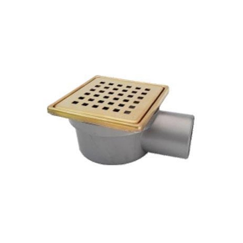 SukarQ50 Yandan 10x10 Gold Kare Izgaralı Yer Süzgeci Çelik Çerçeve