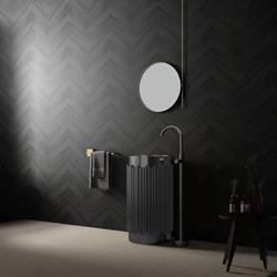 Graffe Aurora Siyah Monoblok Lavabo