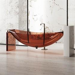 Graffe Hammock 180X80 Şeffaf Bağımsız Küvet Kırmızı