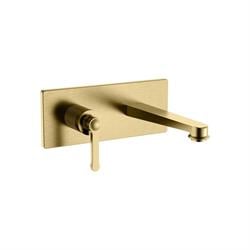Graffe Prime Fırçalı Altın Ankastre Lavabo Bataryası