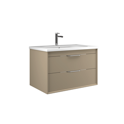 Orka Clay 80 Cm Çift Çekmeceli Banyo Dolabı Alt Modülü