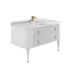 Orka Felice 140 Cm Ahşap Ayaklı Banyo Dolabı Alt Modülü