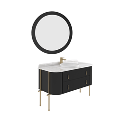 Orka Felice 140 Cm Metal Ayaklı Banyo Dolabı