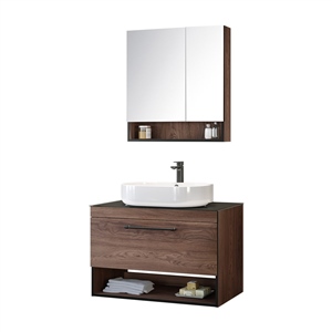 Orka Knidos 90 Cm Ayna Dolaplı Banyo Dolabı