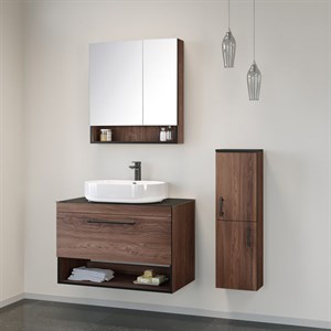Orka Knidos 90 Cm Ayna Dolaplı Banyo Dolabı