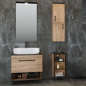 Orka Knidos 90 Cm Banyo Dolabı