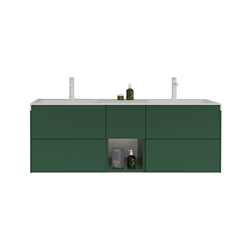 Orka Milano 140 Cm Çift Lavabolu Banyo Dolabı Alt Modülü
