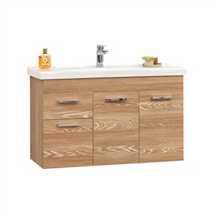 Orka Enez 100 Cm Çekmece Kapaklı Banyo Dolabı Alt Modülü