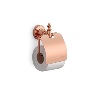 Orka Topkapı Rose Gold Kapaklı Tuvalet Kağıtlığı
