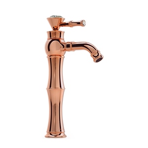 Orka Topkapı Rose Gold Yüksek Lavabo Bataryası