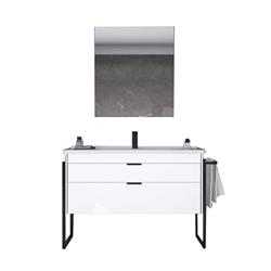 Orka Trio 100 Cm Ayaklı Çekmeceli Banyo Dolabı