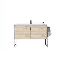 Orka Trio 100 Cm Ayaklı Kapaklı Banyo Dolabı Alt Modülü
