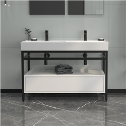 Orka Vegas 120 Cm Metal Ayaklı Banyo Dolabı Alt Modülü
