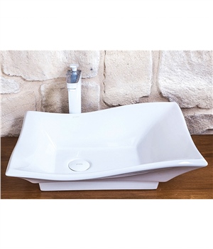 Pure Concept Beyaz Tezgah Üstü Çanak Lavabo