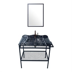 Pure Concept 80 cm Metal Etajerli Banyo Dolabı