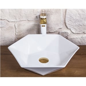Pure Concept Beyaz Tezgah Üstü Çanak Lavabo