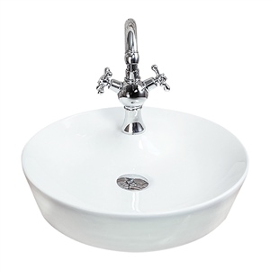 Pure Concept Beyaz Tezgah Üstü Çanak Lavabo