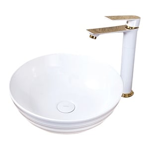 Pure Concept Beyaz Tezgah Üstü Çanak Lavabo