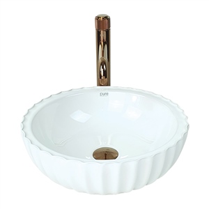 Pure Concept Beyaz Tezgah Üstü Çanak Lavabo