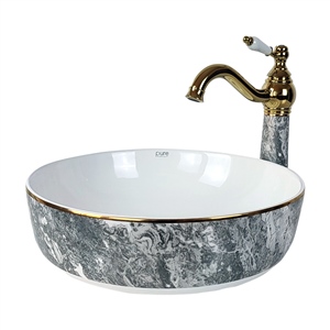 Pure Concept Biga Gri Tezgah Üstü Çanak Lavabo
