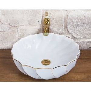 Pure Concept Circle Altın Çanak Lavabo