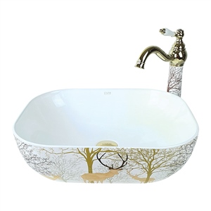 Pure Concept Deer Beyaz Çanak Lavabo