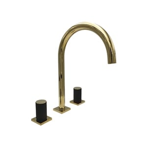Pure Concept Elegate Altın Üç Delikli Lavabo Bataryası