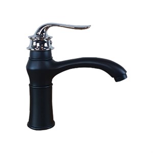 Pure Concept Elif Siyah Krom Lavabo Bataryası
