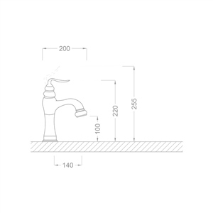 Pure Concept Flamingo Krom Lavabo Bataryası
