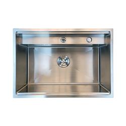 Pure Concept Inox 68X48 Koruma Kapaklı Paslanmaz Çelik Eviye