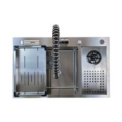 Pure Concept Inox 76X48 Tek Göz Bardak Yıkamalı Paslanmaz Çelik Eviye