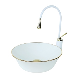 Pure Concept Kind Beyaz Altın Çanak Lavabo