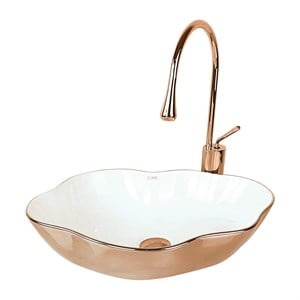 Pure Concept Oyster Rose Gold Beyaz Çanak Lavabo