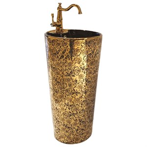 Pure Concept Gold Black Monoblok Lavabo