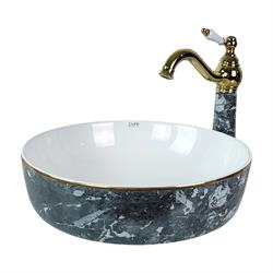 Pure Concept Biga Antrasit Tezgah Üstü Çanak Lavabo (Outlet)