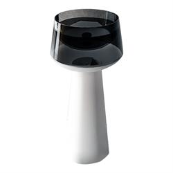 Pure Concept Crystal Şeffaf Siyah Cam Monoblok Lavabo (Outlet)