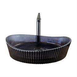 Pure Concept Dekoratif Cam Lavabo Siyah 52 Cm
